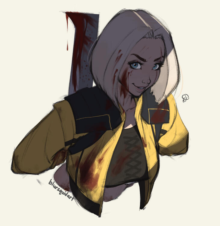 Example: $65 (coloured sketch)