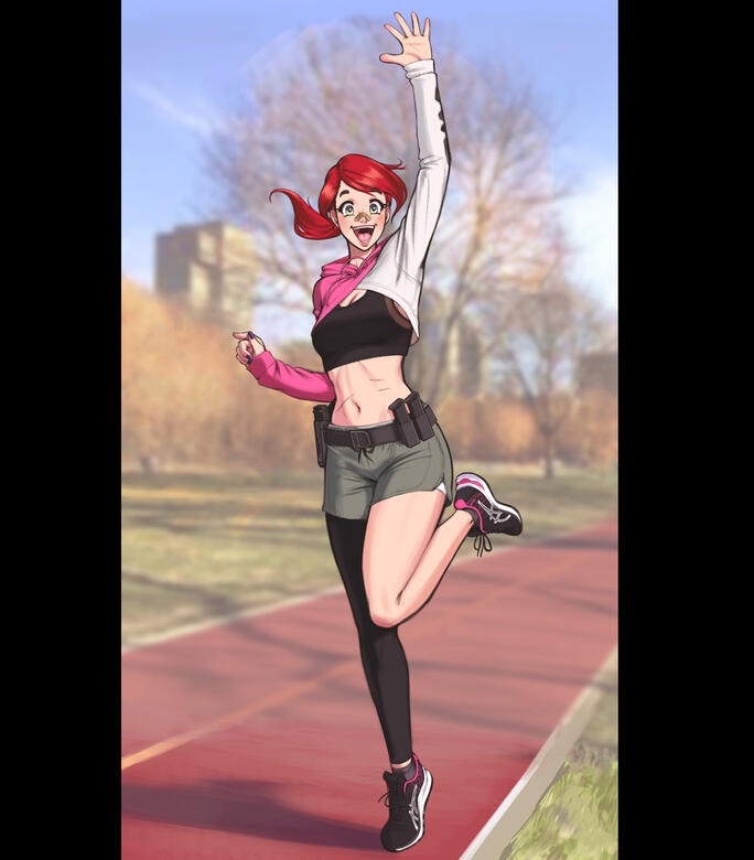 Example: $260 (rendered + simple background, if gun &amp; gear are simple, add-on charge may not included)