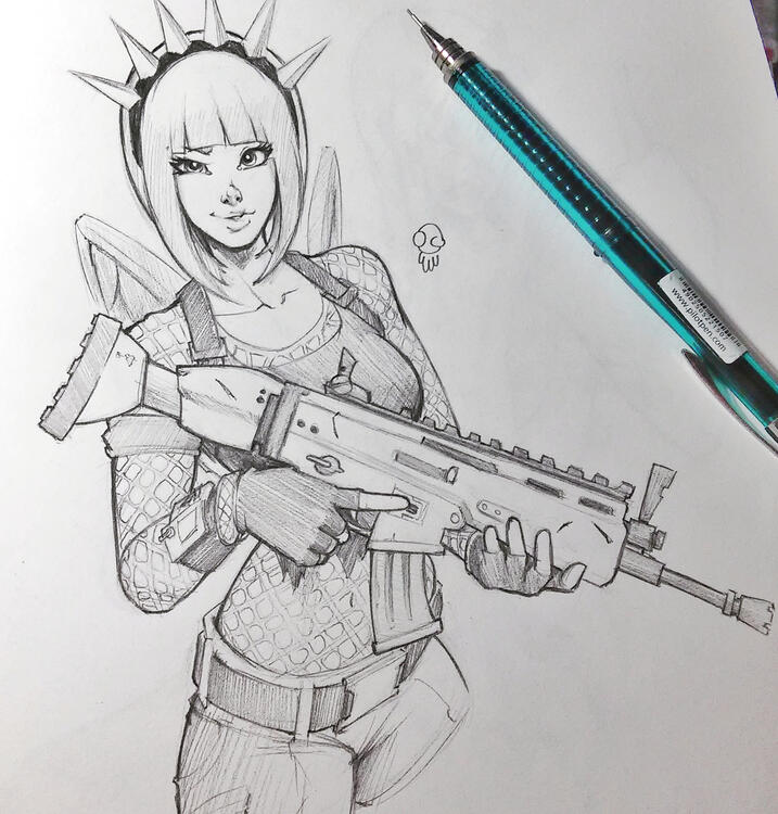 Example: $150 (base price, A5 size paper, if gun detail add-on are simple may not be charged)