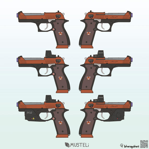 Example: $55 (coloured sketch + multiple attachments)